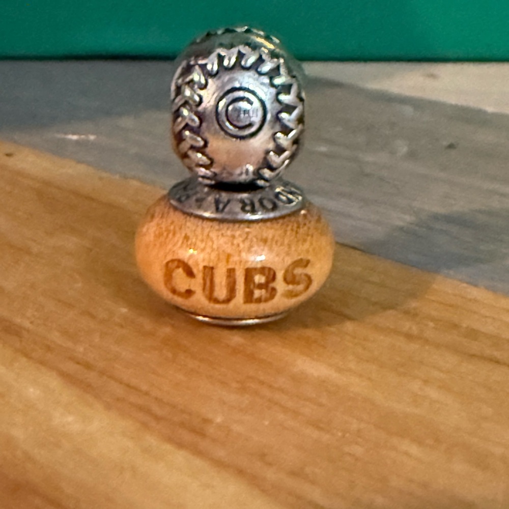 Pandora Silver and Brown Cubs Charm Bracelet